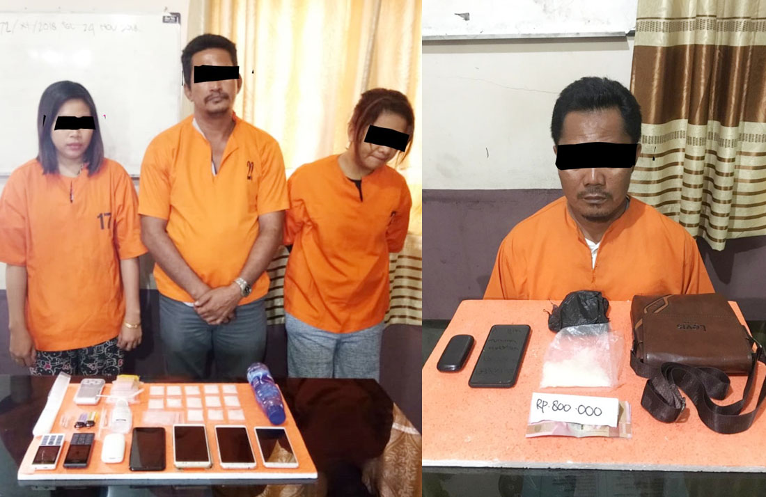 Dalam Sehari Satres Narkoba Tangkap 4 Pengedar